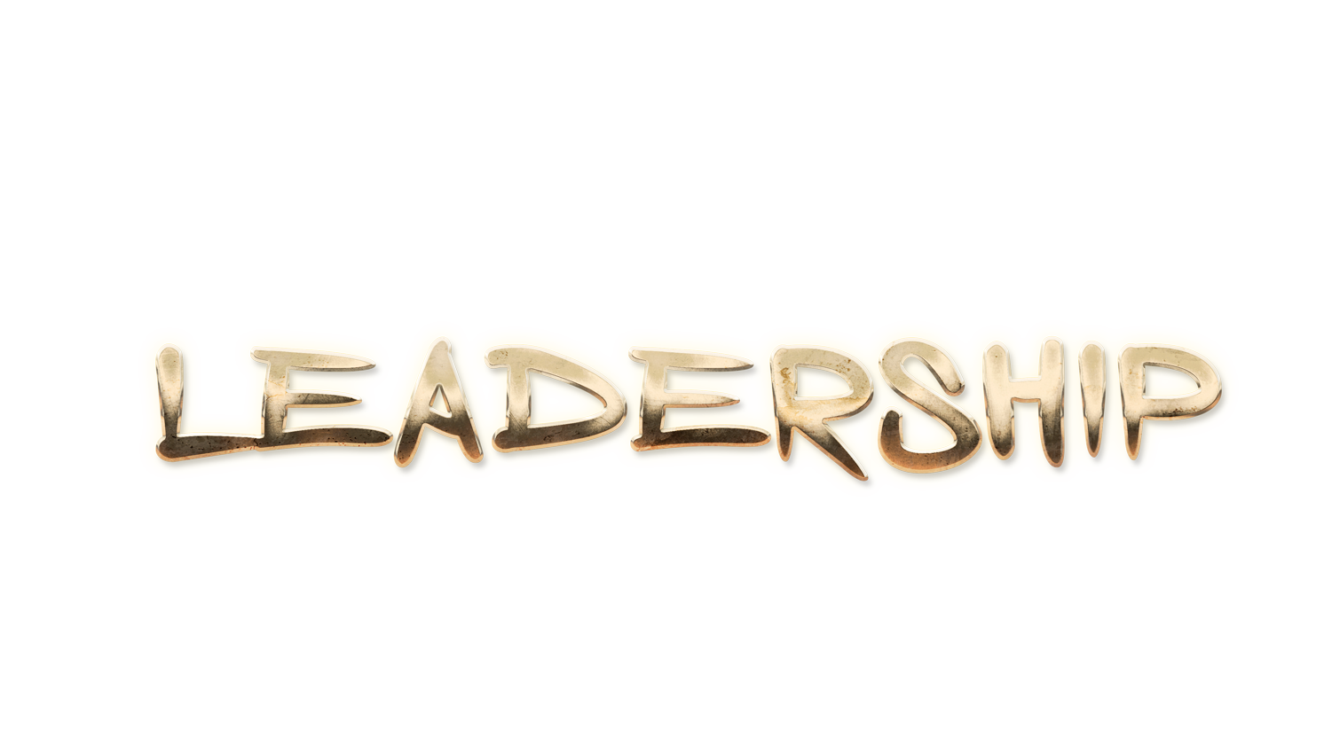 WORD LEADERSHIP gold text effects art typography PNG images free